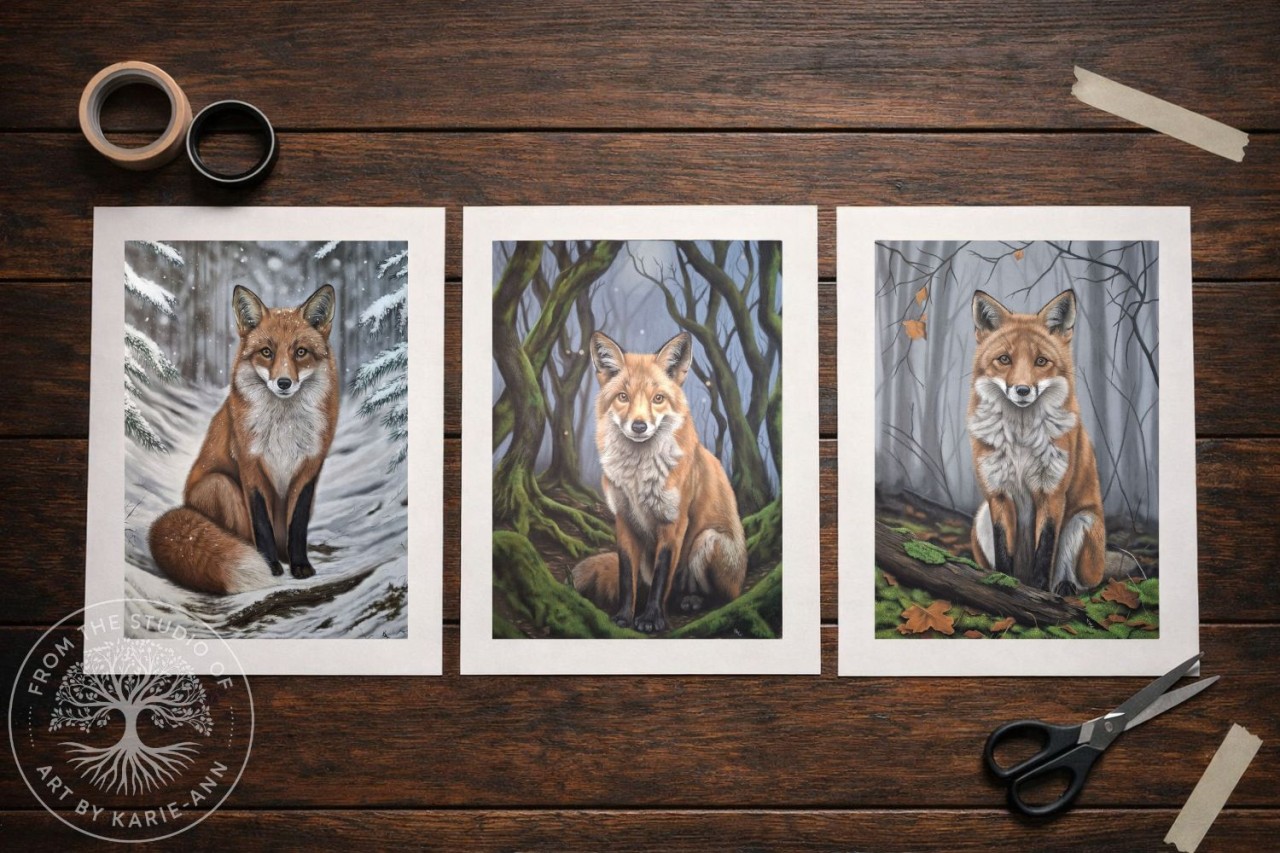 British wildlife art prints from the studio of Art by Karie-Ann